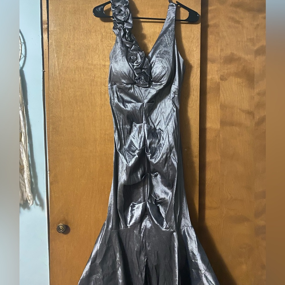 Silver gown (never worn)